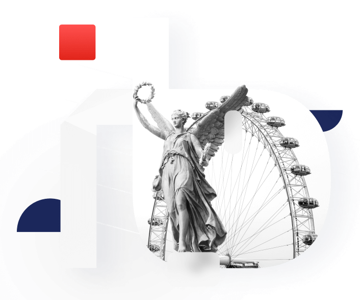 Statue of Victory and London Eye